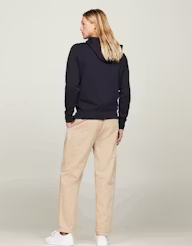 Blusa Moletom Tommy Hilfiger  Cordão com bordado do logo no peito