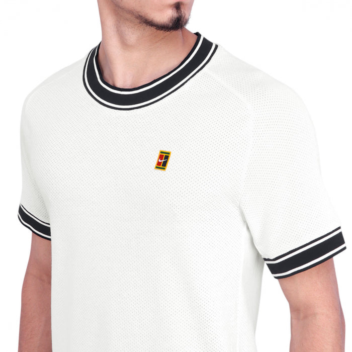Camiseta Nike Court Heritage Detalhado