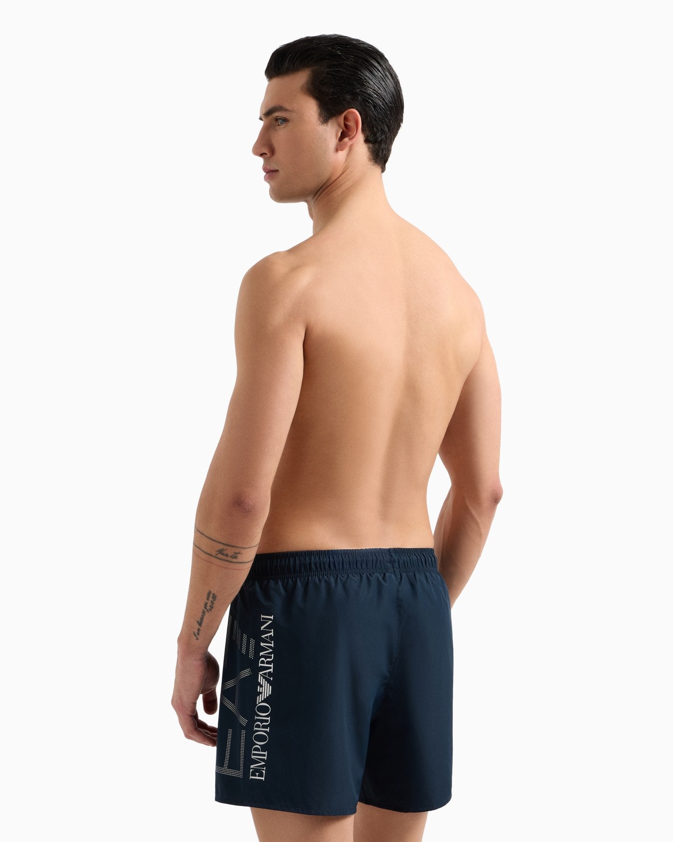 Bermuda EA7 Emporio Armani Com Logotipo Grande