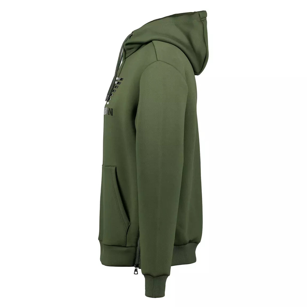 Blusa Moletom EA7 Emporio Armani Logo Emborrachado