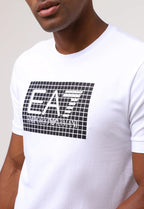 Camiseta EA7 Emporio Armani Logo Quadriculado
