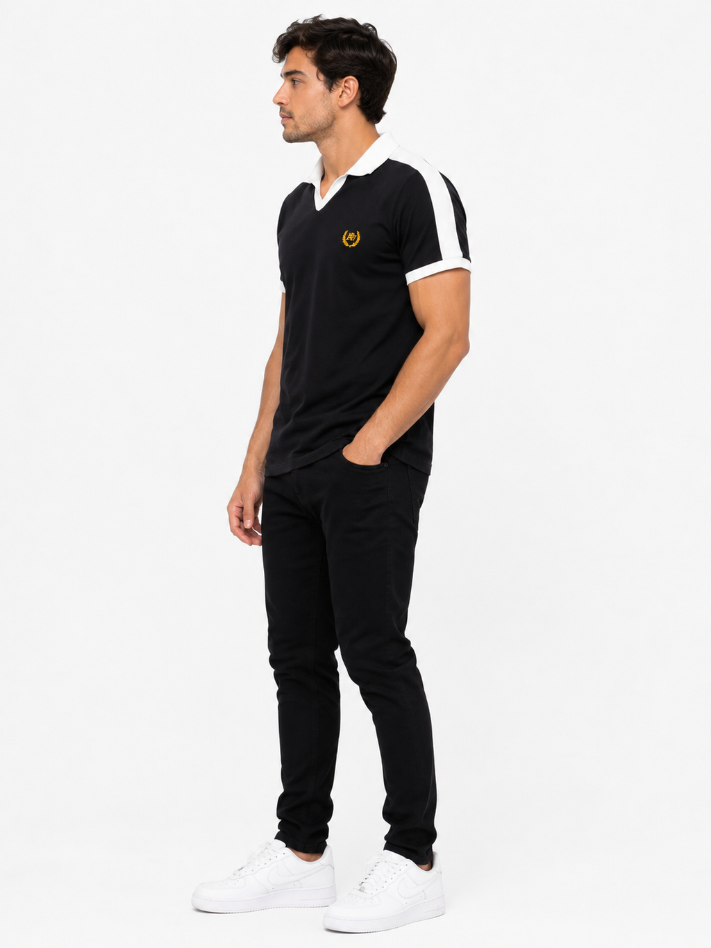 Polo Aeropostale Gola Detalhada A87