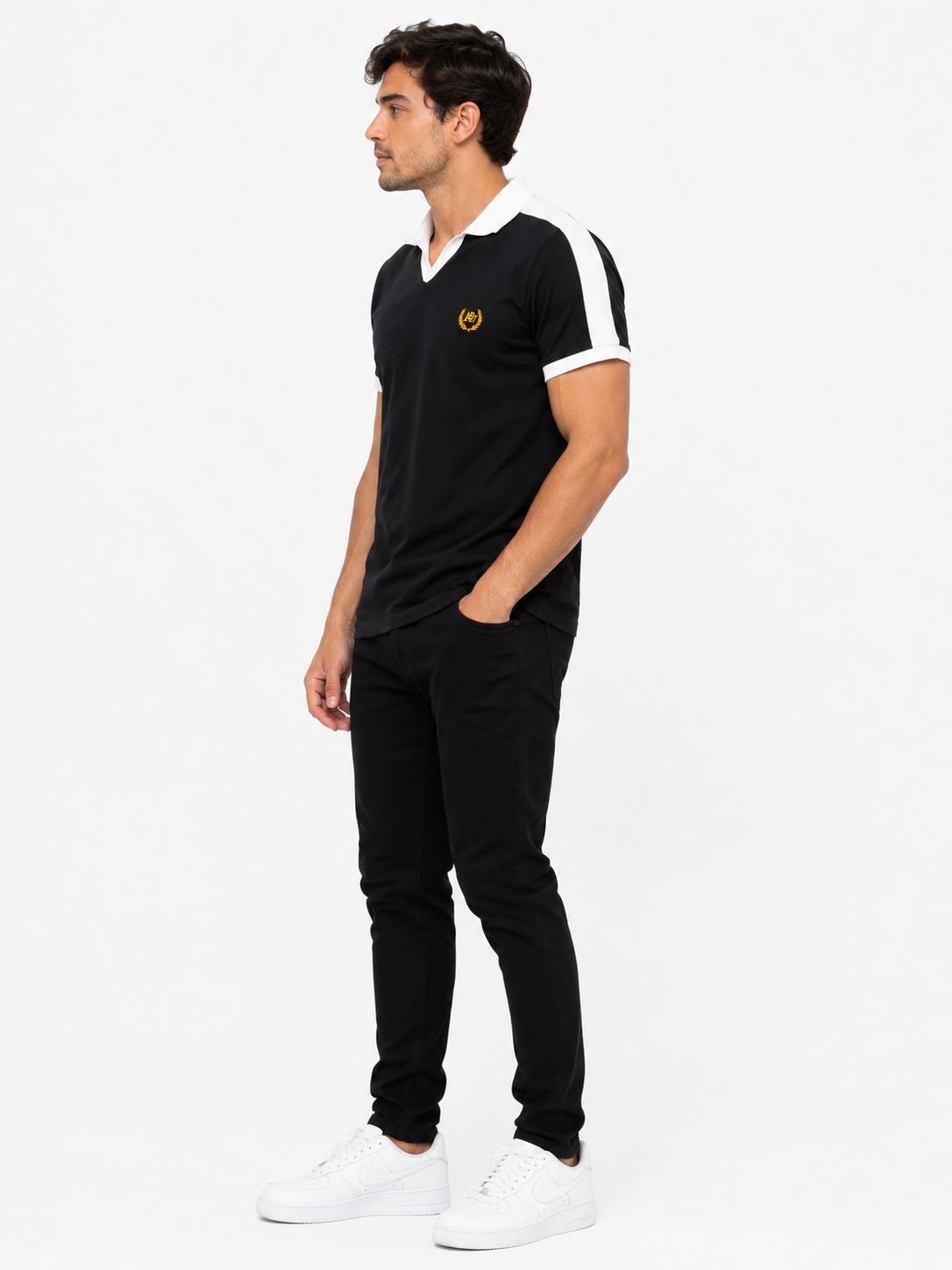 Polo Aeropostale Gola Detalhada A87