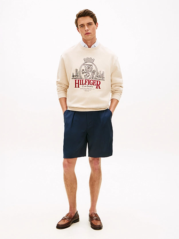 Blusa de Moletom Relaxado com Bordado Heritage Crest