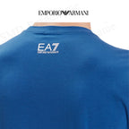 Camiseta EA7 Two-Tone Chest Rubberized Line Emporio Armani