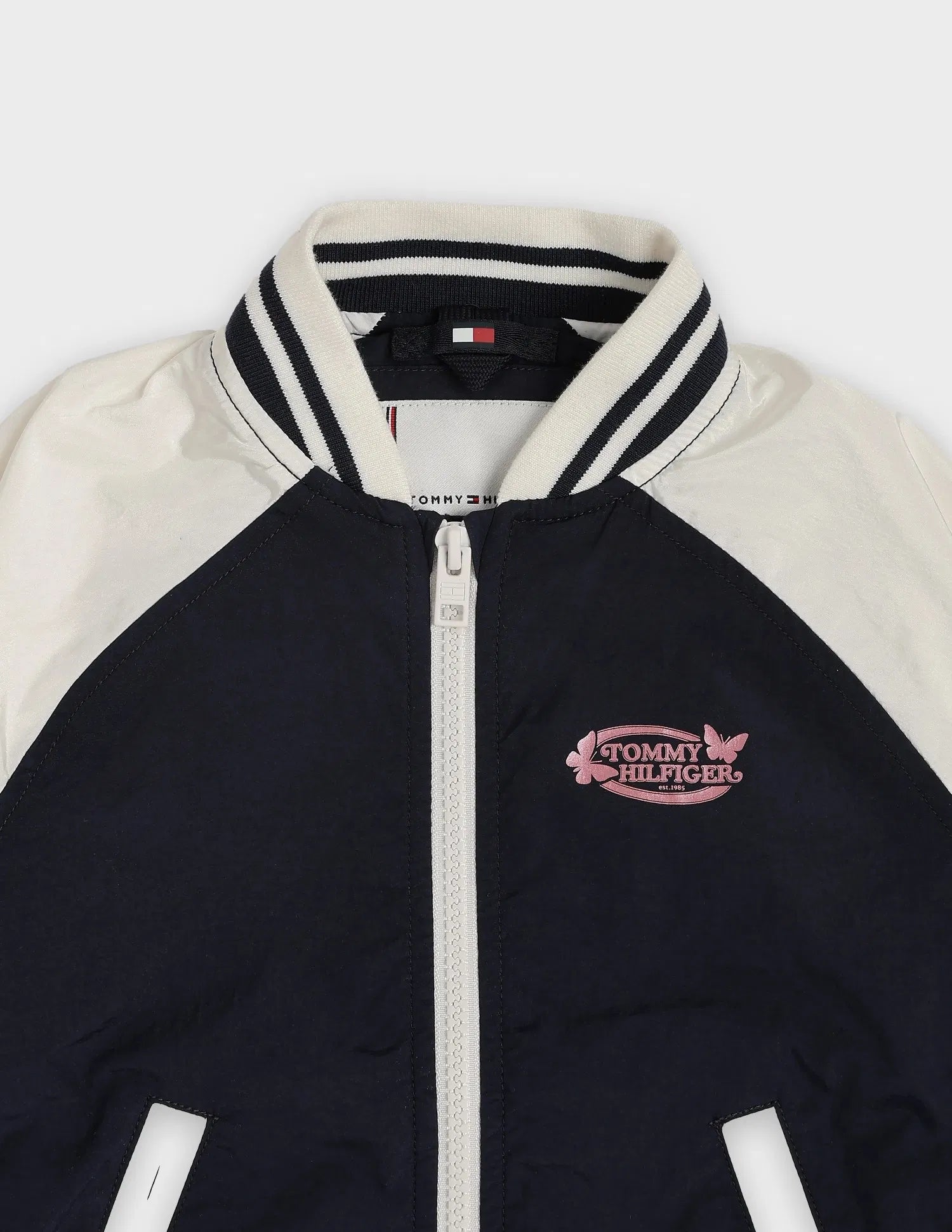 Jaqueta Bomber Tommy Hilfiger Feminina De Nylon Com Modelagem