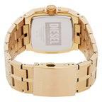Relógio Cliff Hanger Chronograph Quartz Gold Dial Men's Diesel