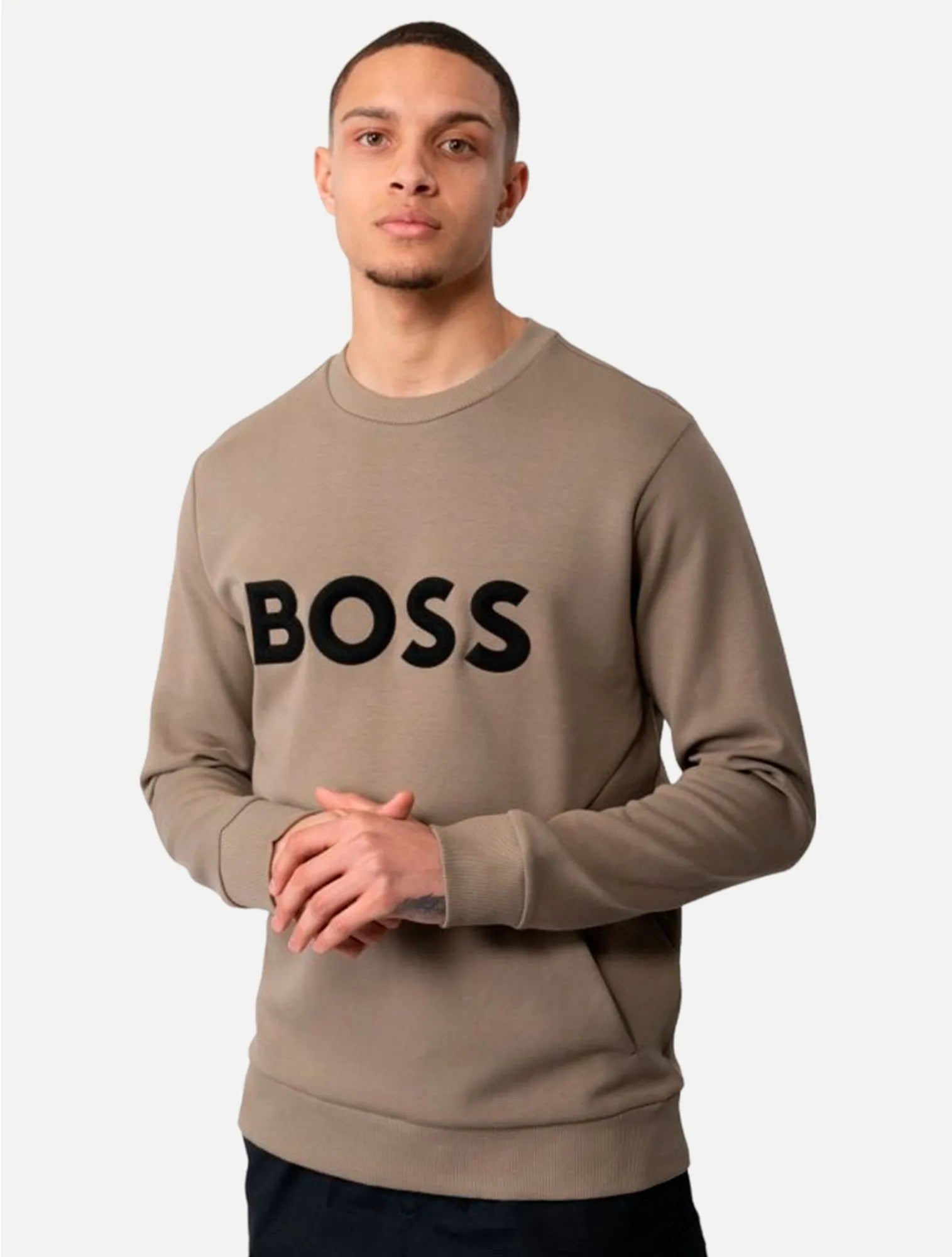 Blusa Moletom Boss Gola Careca Regular