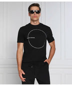 Camiseta Chest Circle Logo Regular Fit Armani Exchange