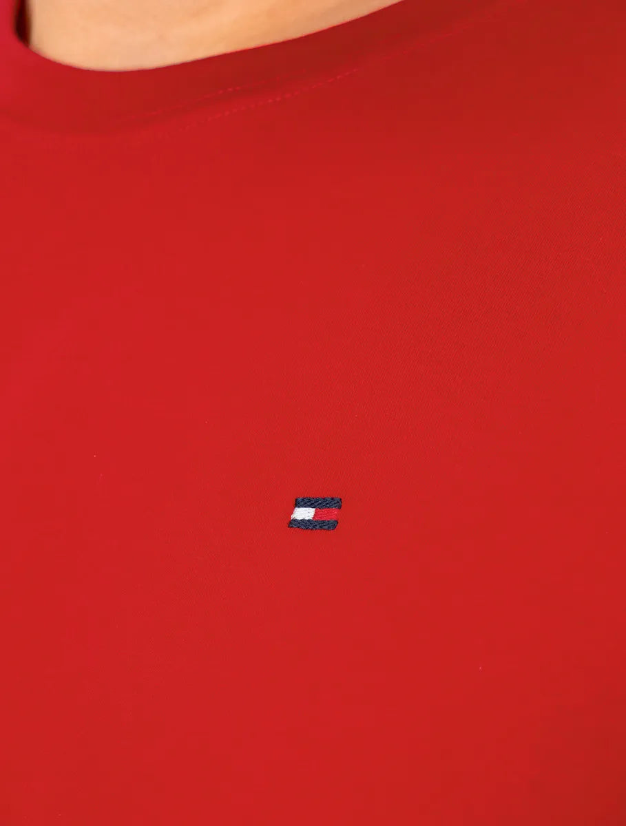 Camiseta Tommy Hilfiger Detalhado Vermelho