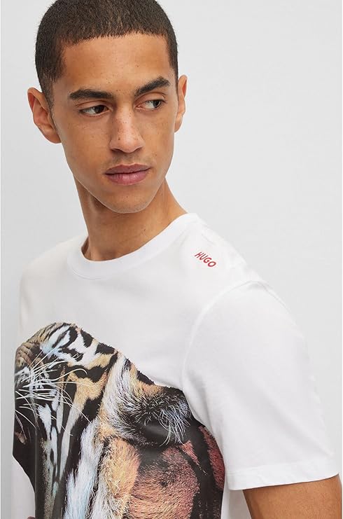 Camiseta Hugo com estampa de tigre Digre em algodão jersey