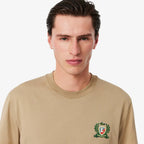 Camiseta Lacoste French Made com emblema bordado