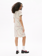 Vestido Tommy Hilfiger  Asia Fit Com Estampa De Dorrente