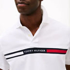 Polo Tommy Hilfiger Logo Faixa Regular