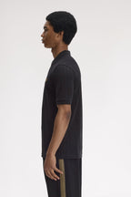 Polo Fred Perry Piqué Com Ziper