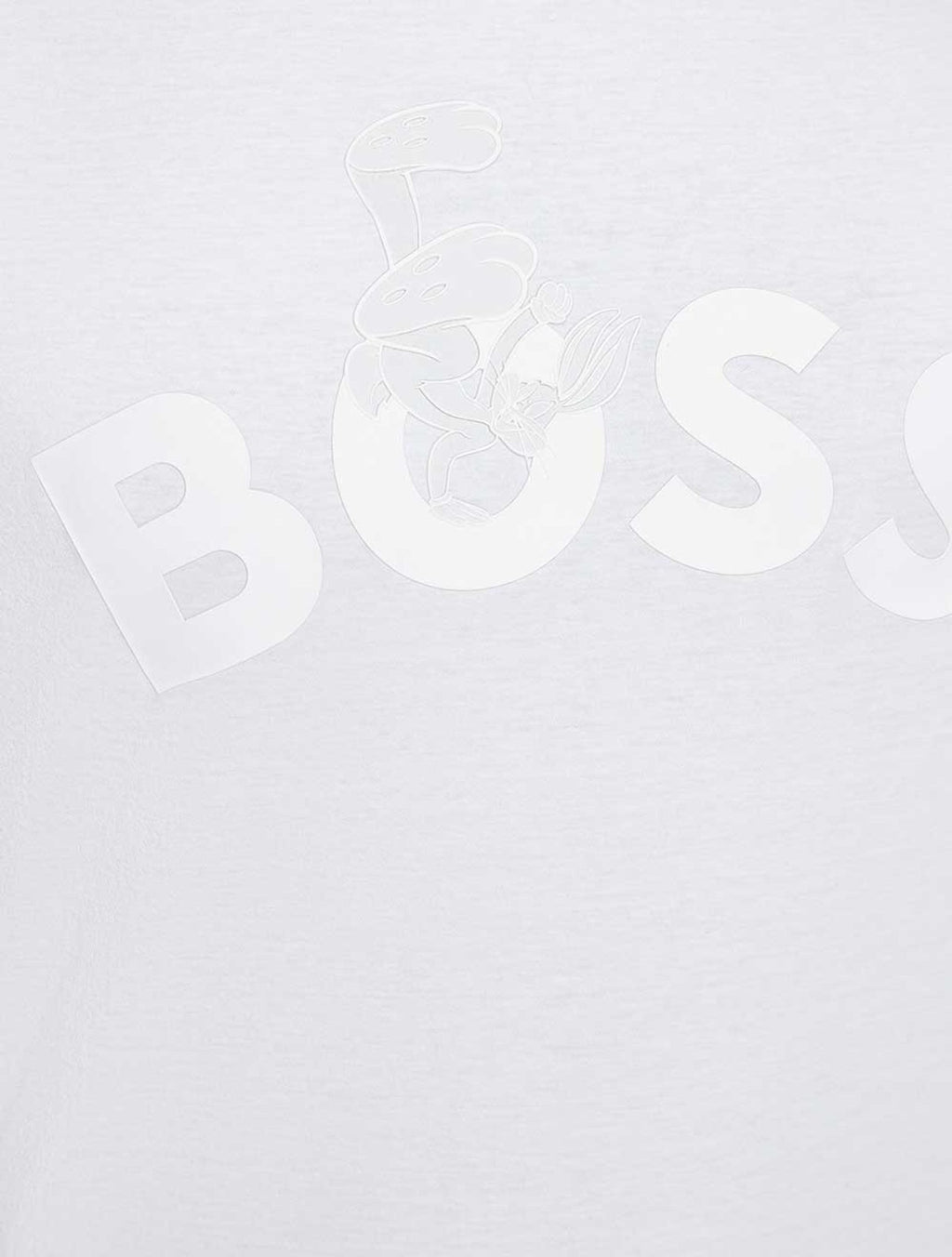 Camiseta Hugo Boss X Looney Tunes Regular Fit Lunar Branca