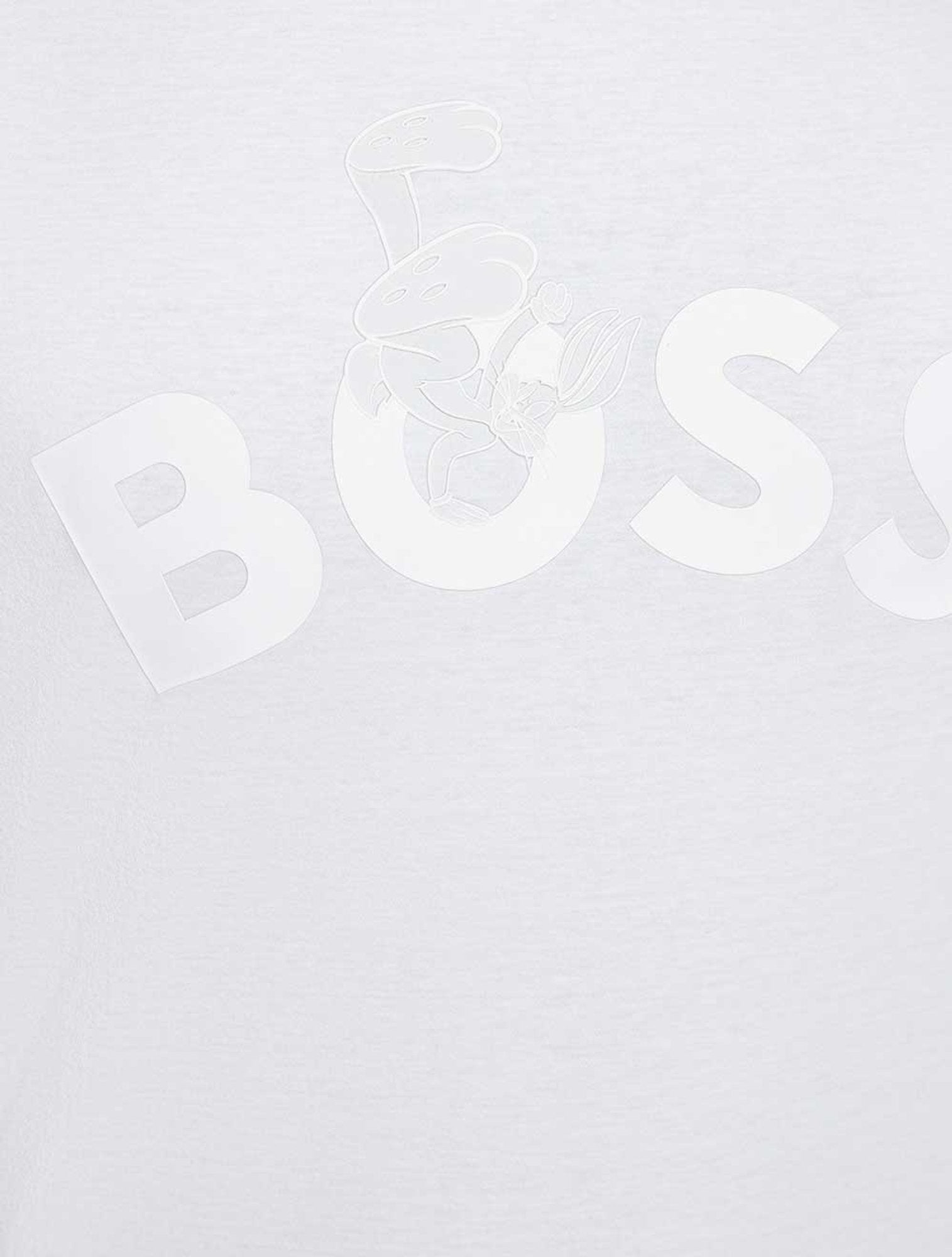 Camiseta Hugo Boss X Looney Tunes Regular Fit Lunar Branca