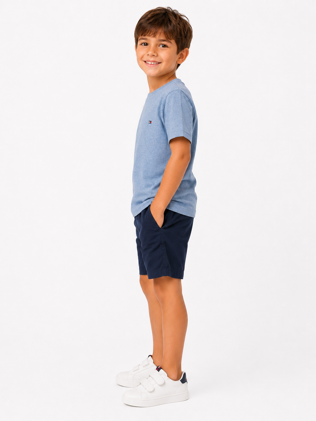 Camiseta Básica Tommy Hilfiger Infantil