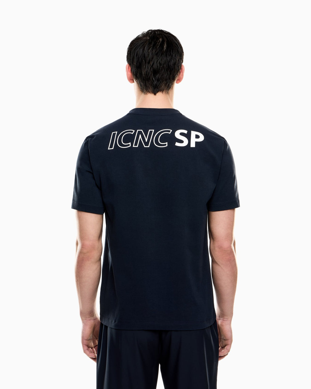 Camiseta ICNCSP Blue Sport Crew Neck Emporio Armani