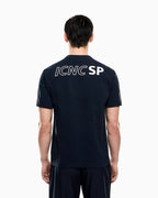 Camiseta ICNCSP Blue Sport Crew Neck Emporio Armani
