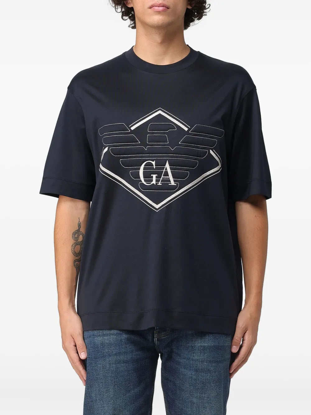 Camiseta Empório Armani Bordado GA