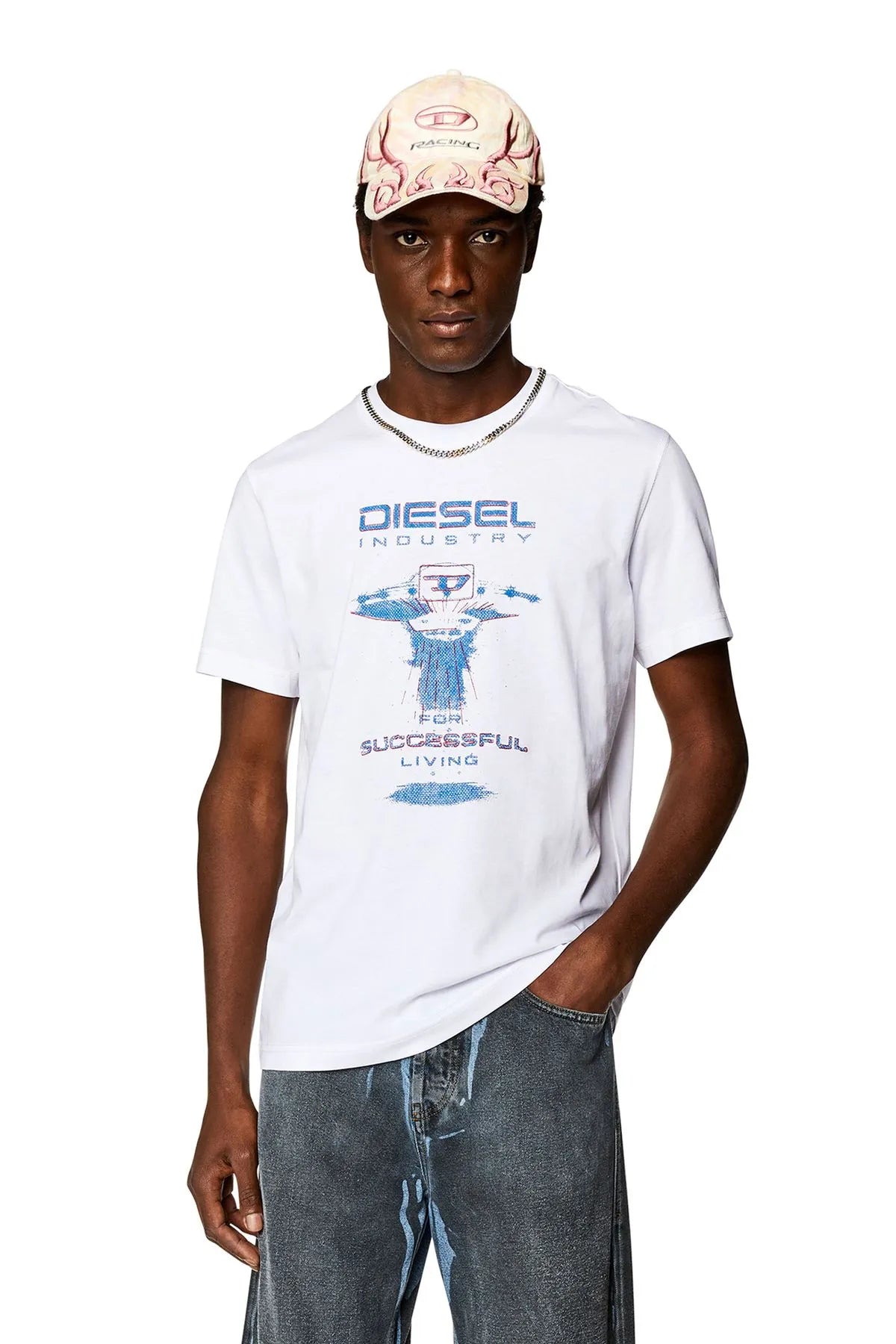 Camiseta diesel T-diegor-k69 branca