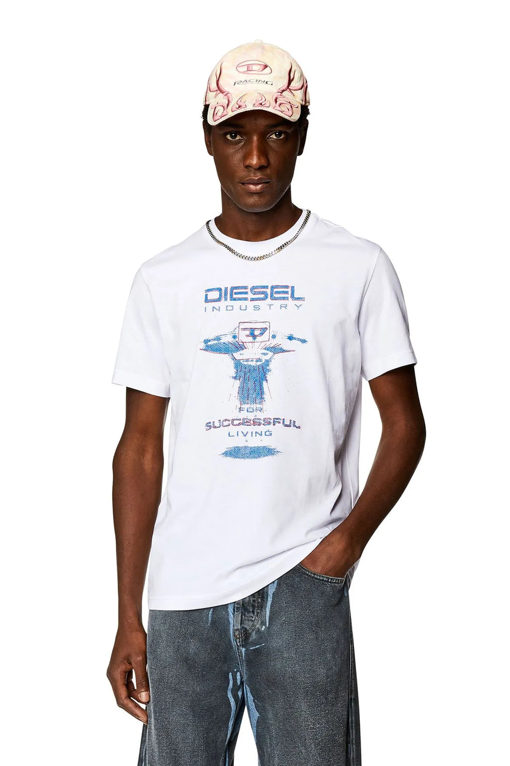 Camiseta diesel T-diegor-k69 branca
