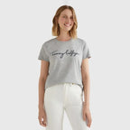 Camiseta Tommy HilfigeClássica Gráfica Gola C