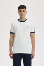 Camiseta Ringer Laurel Wreath Sleeve Band Regular fit Fred Perry