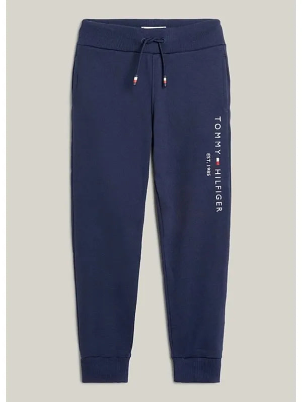 Conjunto Moletom Tommy Hilfiger Infantil Essential Bordado Marinho