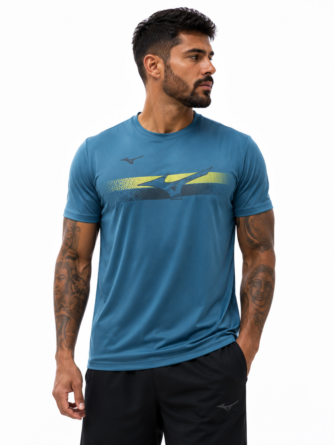Camiseta Mizuno Sport Detalhado