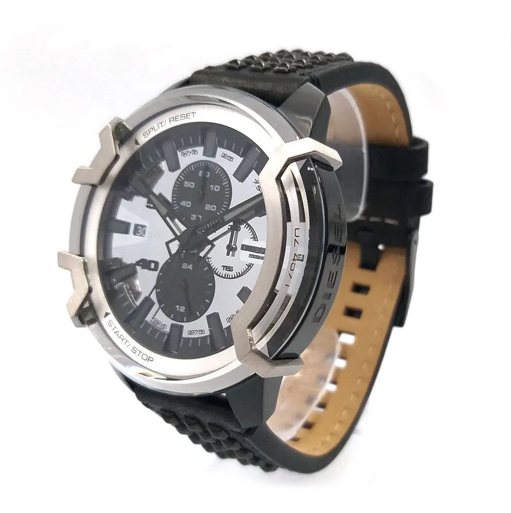 Relógio Men's Couro Espelhado Diesel