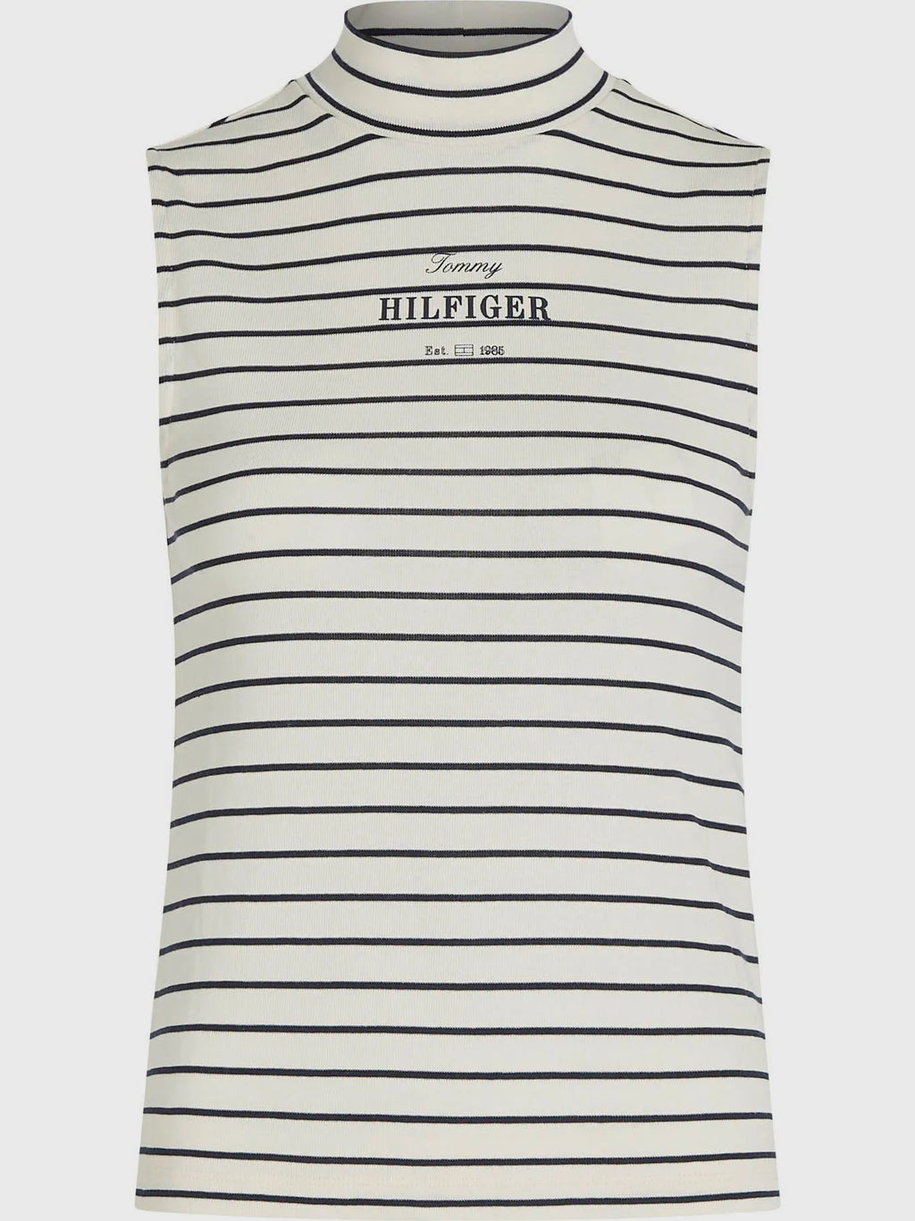 Camiseta Tommy Hilfiger Monotype com estampa de listras