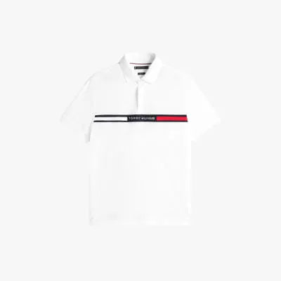 Polo Tommy Hilfiger Logo Faixa Regular