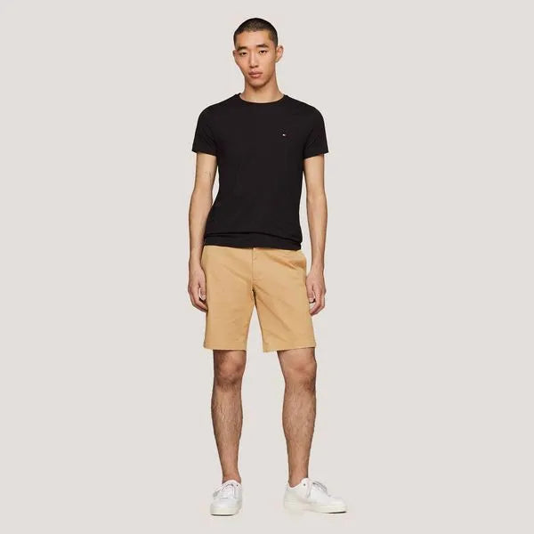 Camiseta Tommy Hilfiger Clássica Preta- Regular