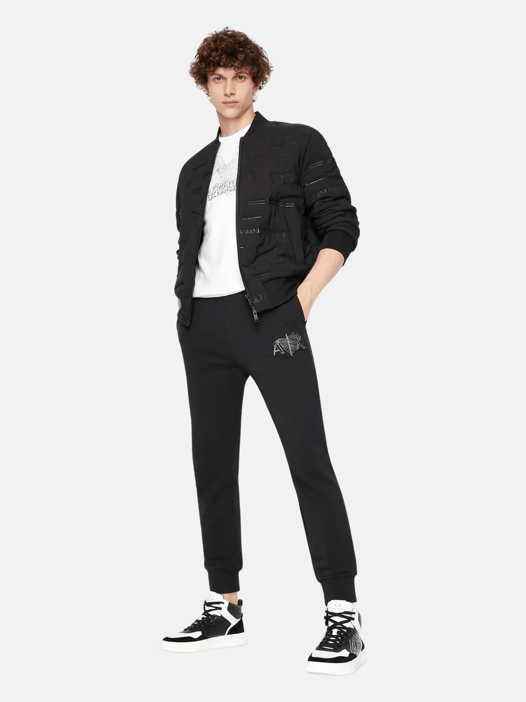 Camiseta Logo Eagle Regular Fit Armani Exchange