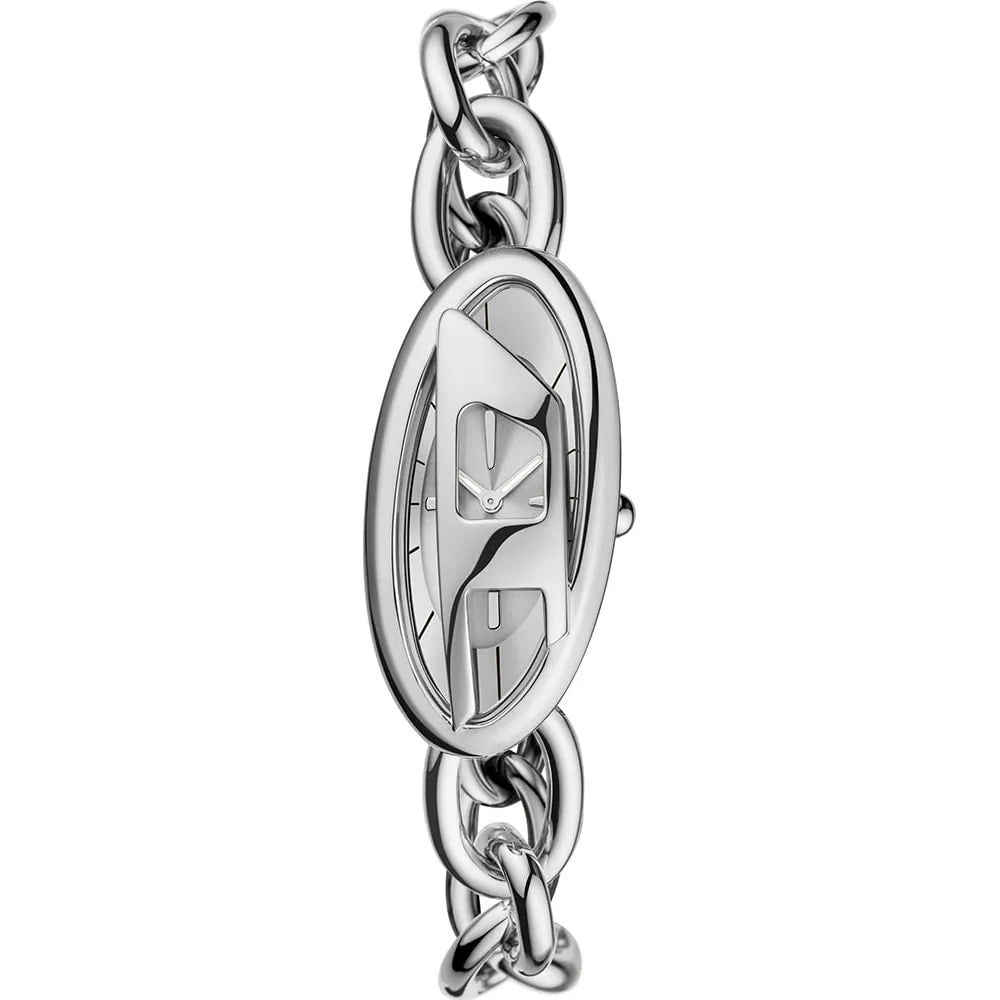 Relógio D-Era Chain Aço Diesel