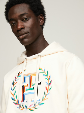 Blusa Moletom Tommy Hilfiger  Capuz E Cordão Com Bordado Do Logotipo