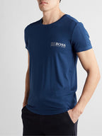 Camiseta Logo Print Logo Stretch Jersey Slim Fit Boss
