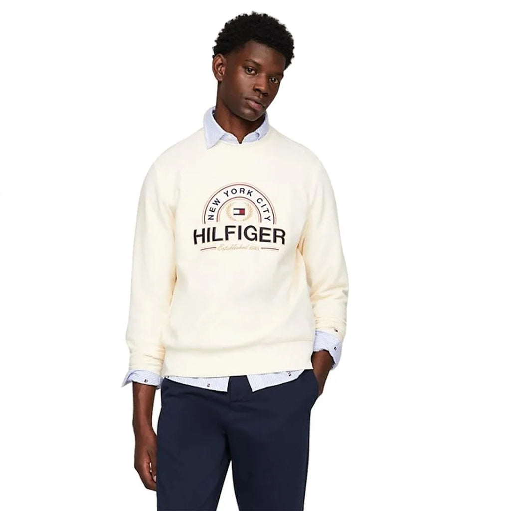 Blusa Moletom Tommy Hilfiger Logo Bordado