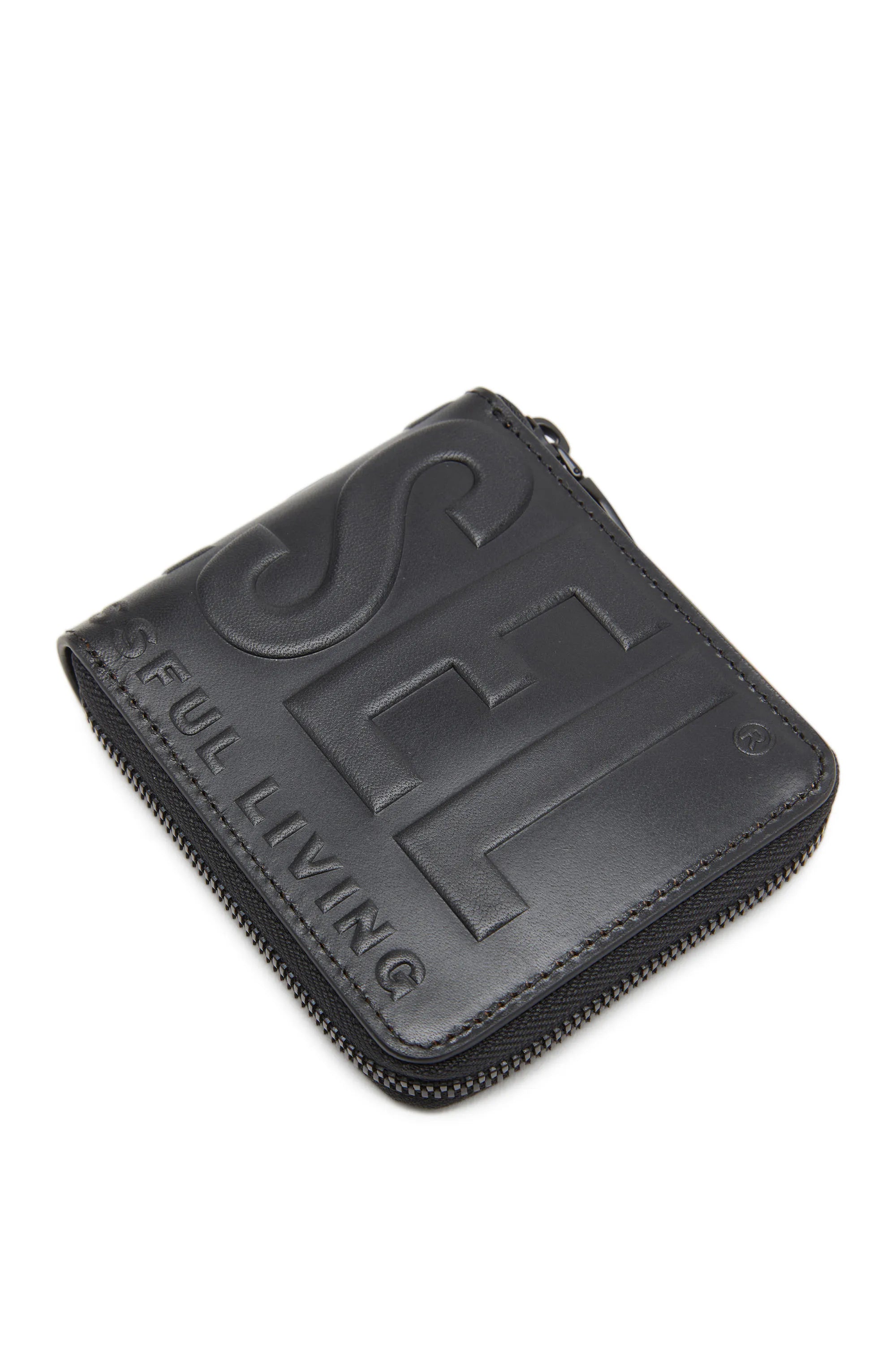 Carteira Diesel 3D Bi-Fold Coin Zip XS Wallet