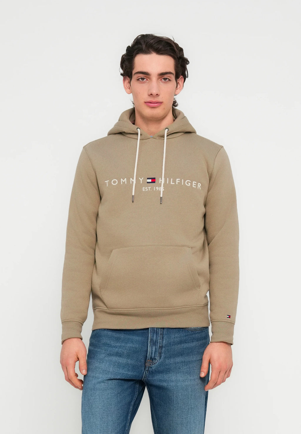 Blusa de Moletom Tommy Hilfiger Logo Hoody