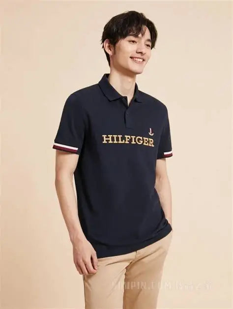 Polo Chest Name Flag Sleeve Regular Fit Tommy Hilfiger
