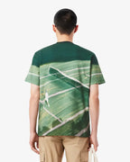 Camiseta com Estampa de Tênis, Ajuste Clássico