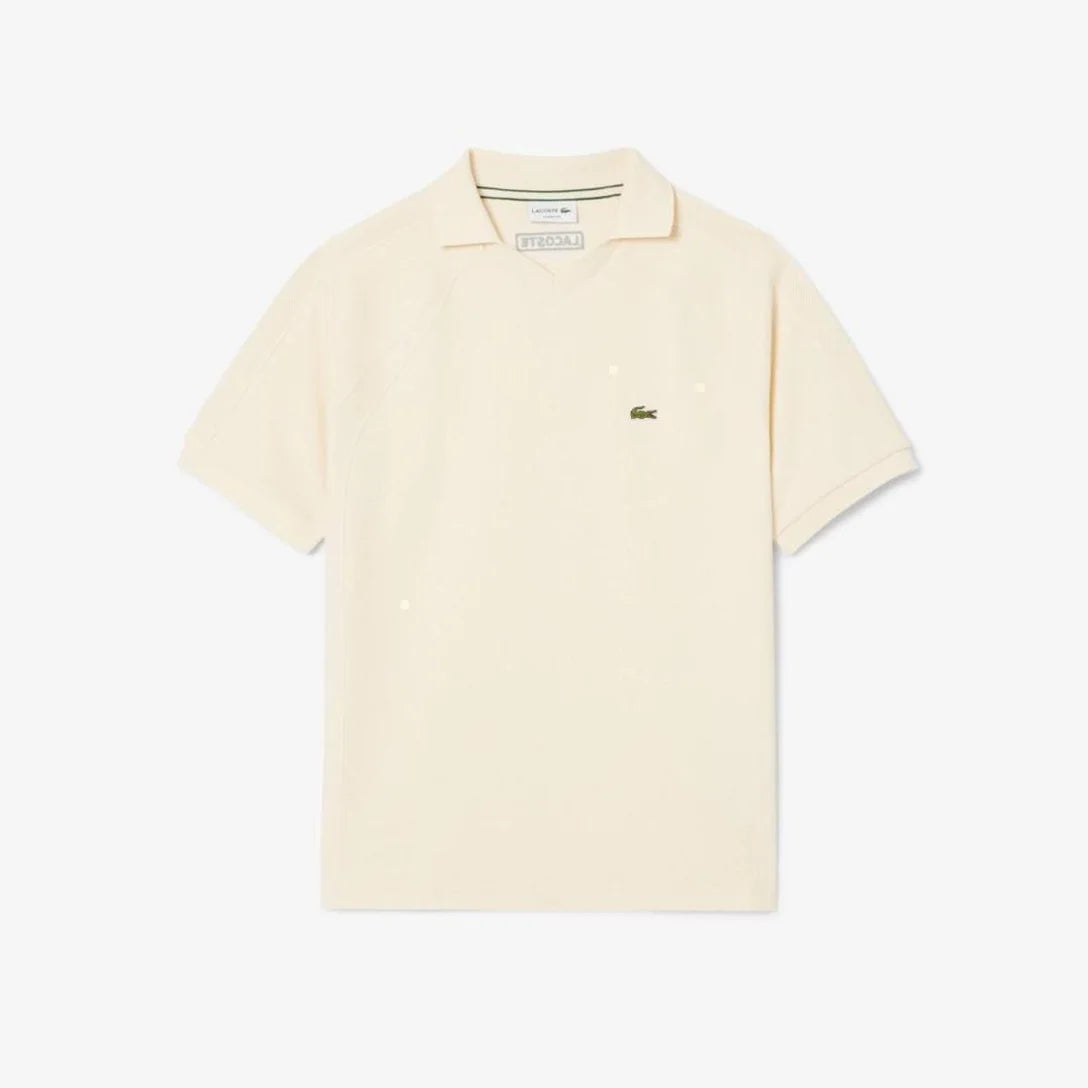 Camisa Polo Lacoste Masculina Manga Curta de Malha Interlock em Modelagem Clássica