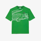 Camiseta Masculina Lacoste Loose Fit Verde