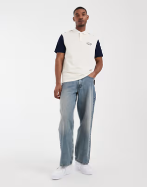 Polo Tommy Hilfiger Color Block De Corte Regular