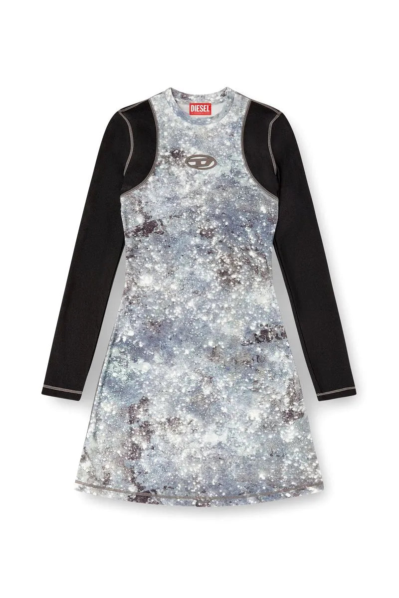 Vestido Diesel D-Vanne Com Pedraria