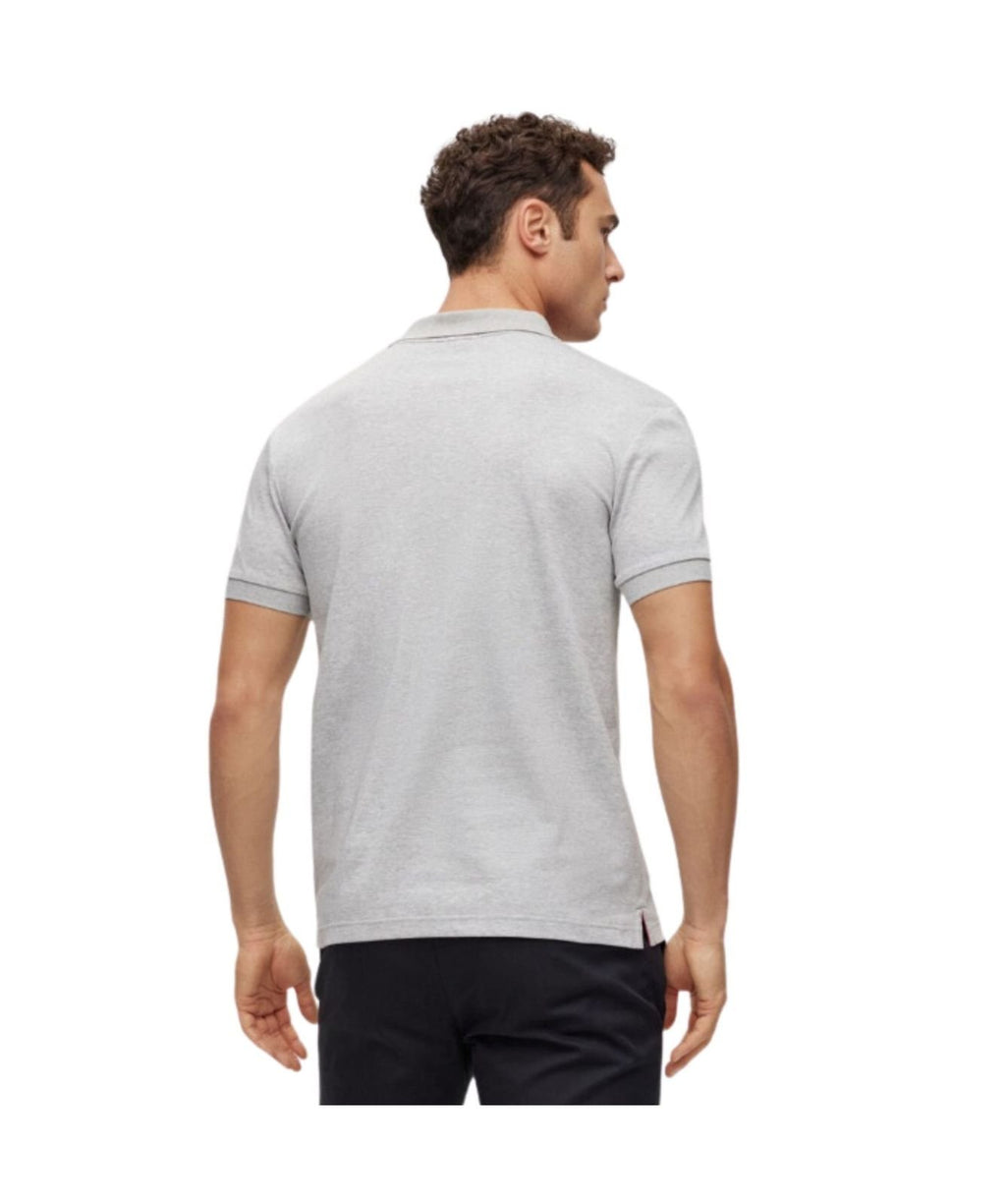 Polo Boss Gola Trabalhada Logotipo