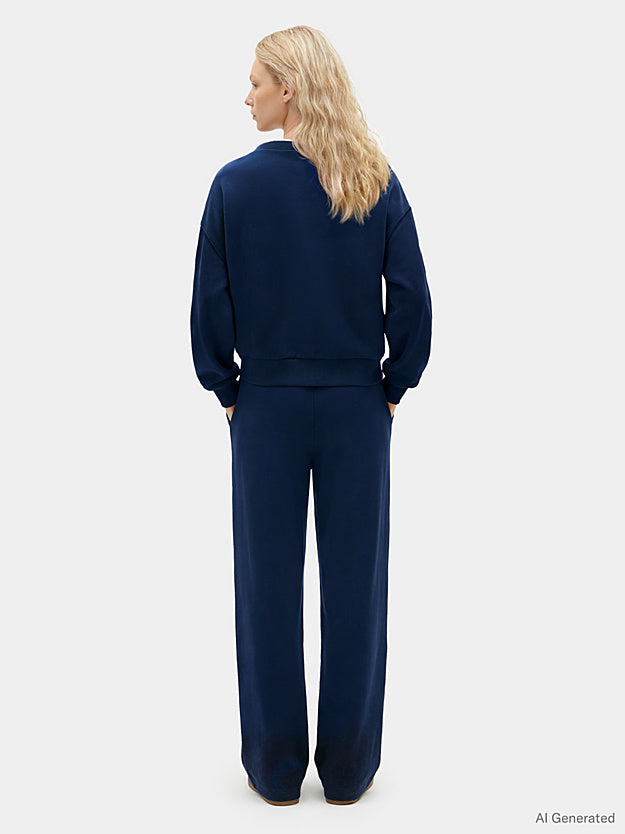 Moletom Feminino Tommy Hilfiger Com Decote Canoa E Estampa De Logo